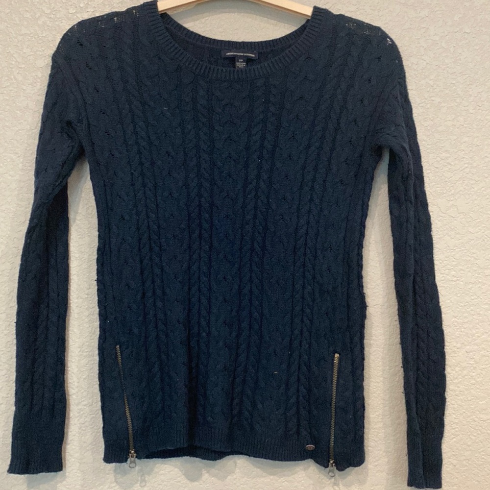 American Eagle outfitters blue sweater size small